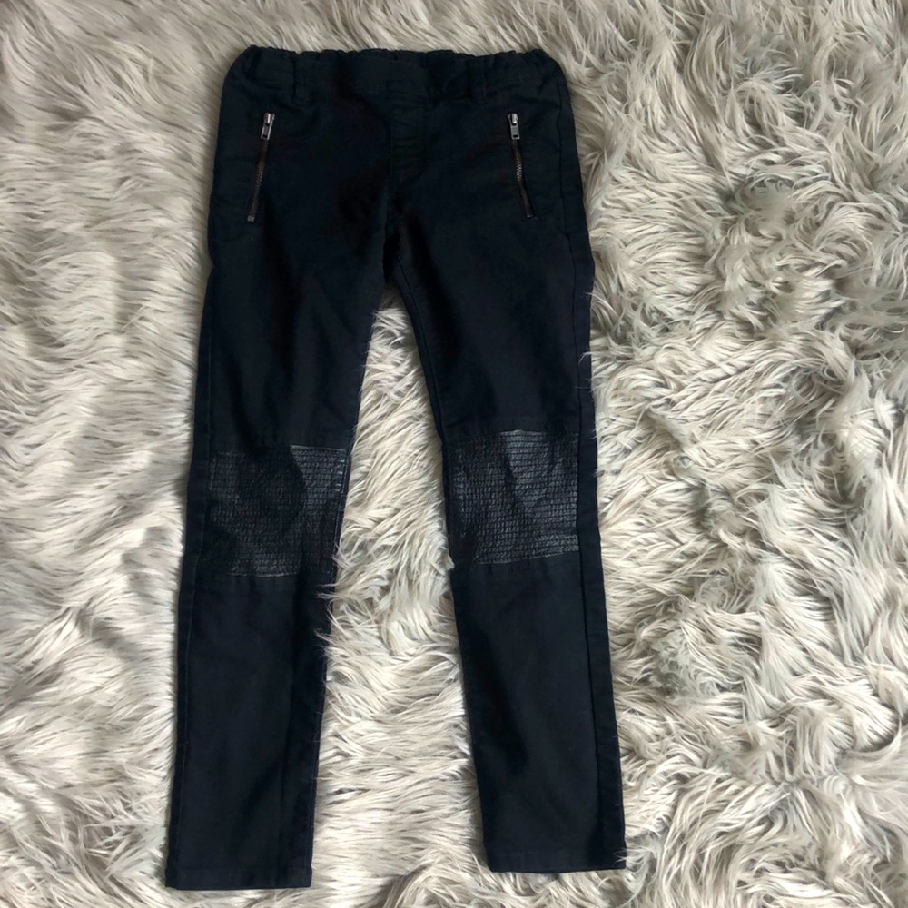 Zara black Moto jeans, girls size 6-7